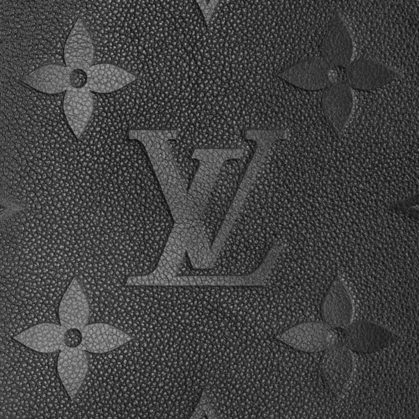 LV Neverfull MM Monogram Monogram Empreinte Leather Handbag - Black - Image 4